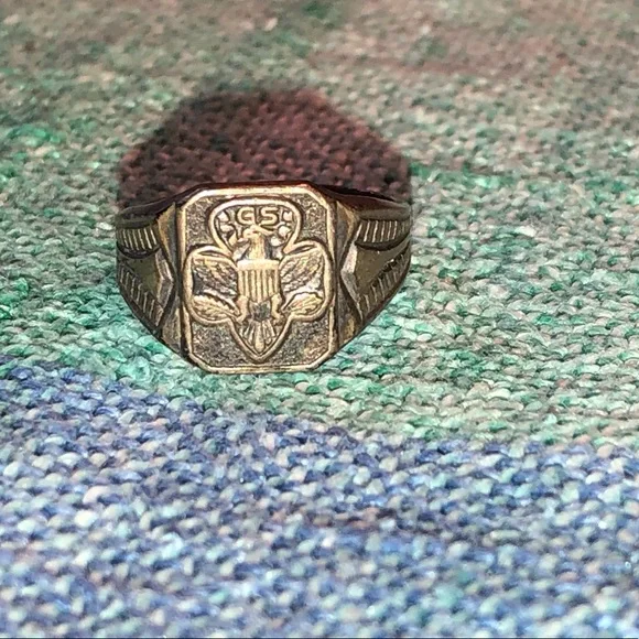 Jewelry Vintage 195s Sterling Silver Girl Scout Ring Poshmark